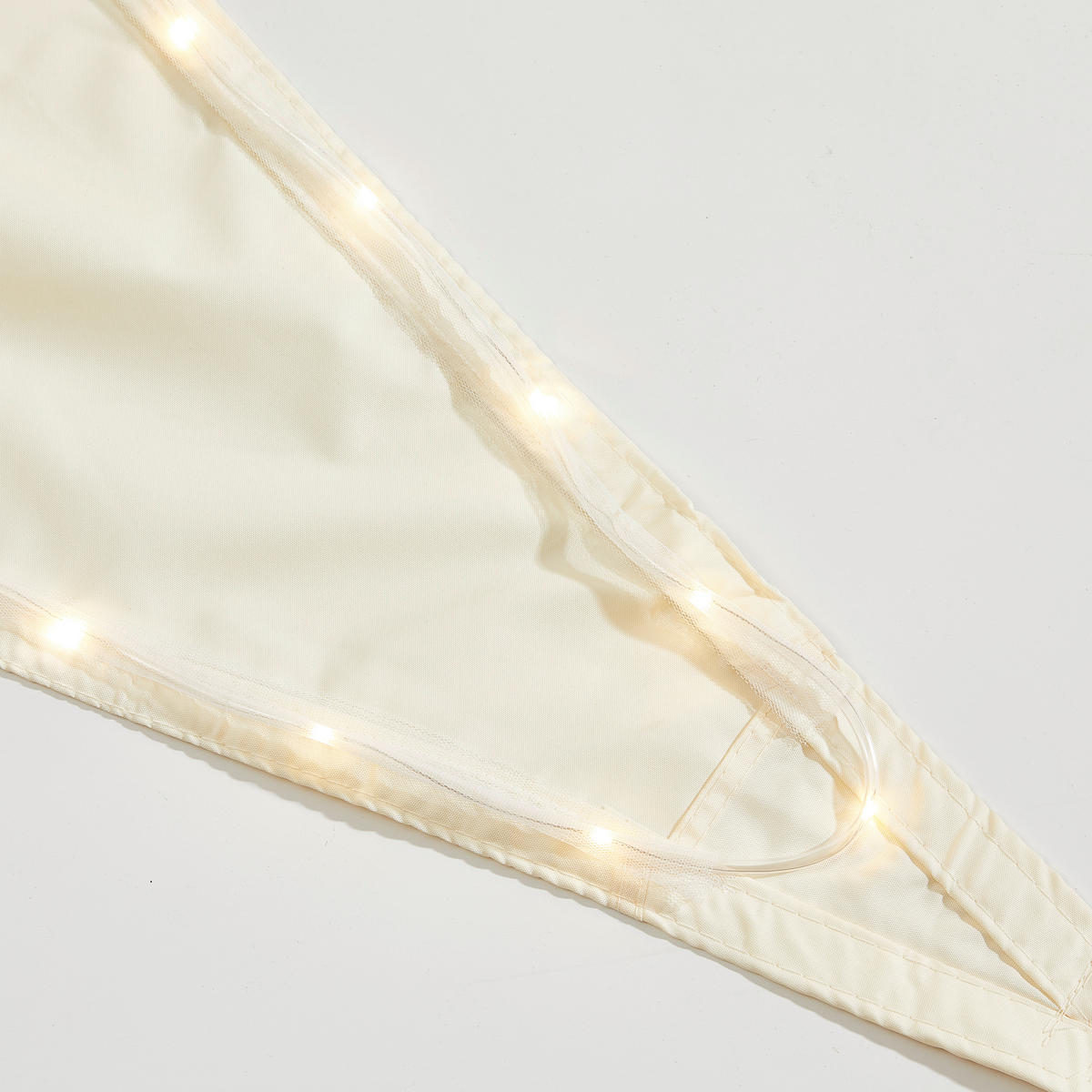 GARTENSONNENSEGEL - Beige, Trend, Kunststoff (360cm)