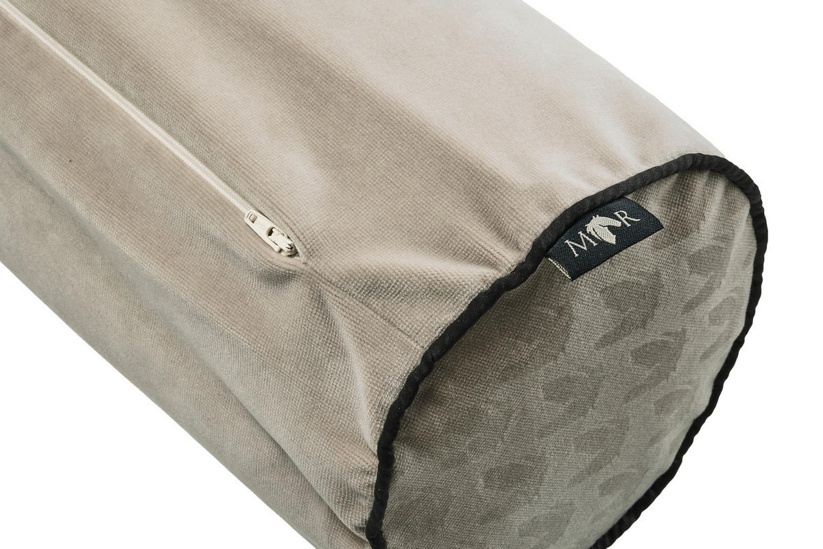 NACKENROLLENBEZUG Marcel.Remus.Design- Campos beige 15/40 cm  - Beige, Design, Textil (15/40cm) - Marcel Remus