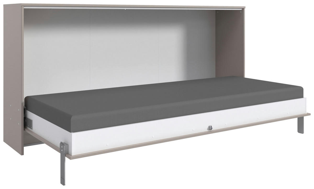 SCHRANKBETT 90/200 cm Sahara  - Schwarz/Sahara, KONVENTIONELL, Holz/Holzwerkstoff (90/200cm) - MID.YOU