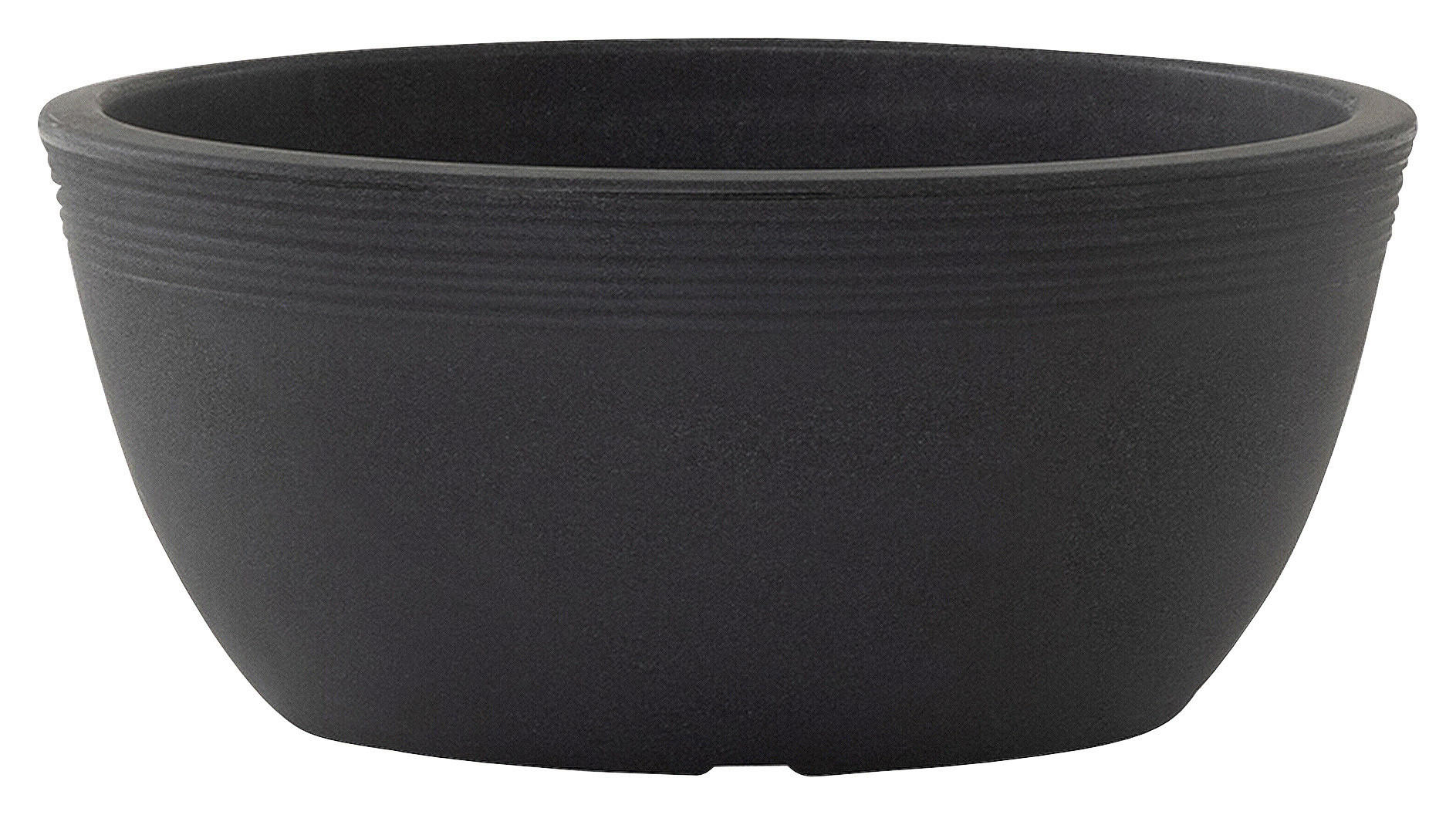 PFLANZENTOPF   - Anthrazit, Basics, Kunststoff (48/22cm) - Siena Garden