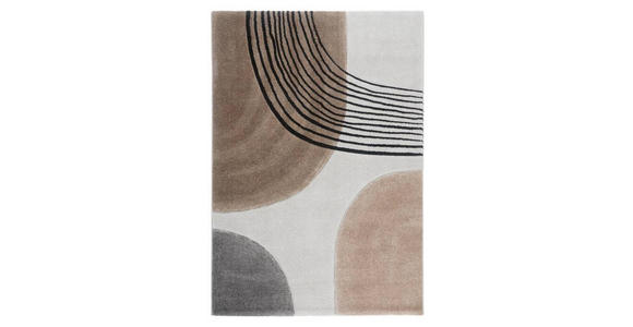 WEBTEPPICH 160/230 cm Zen  - Beige/Grau, KONVENTIONELL, Kunststoff/Textil (160/230cm) - Novel