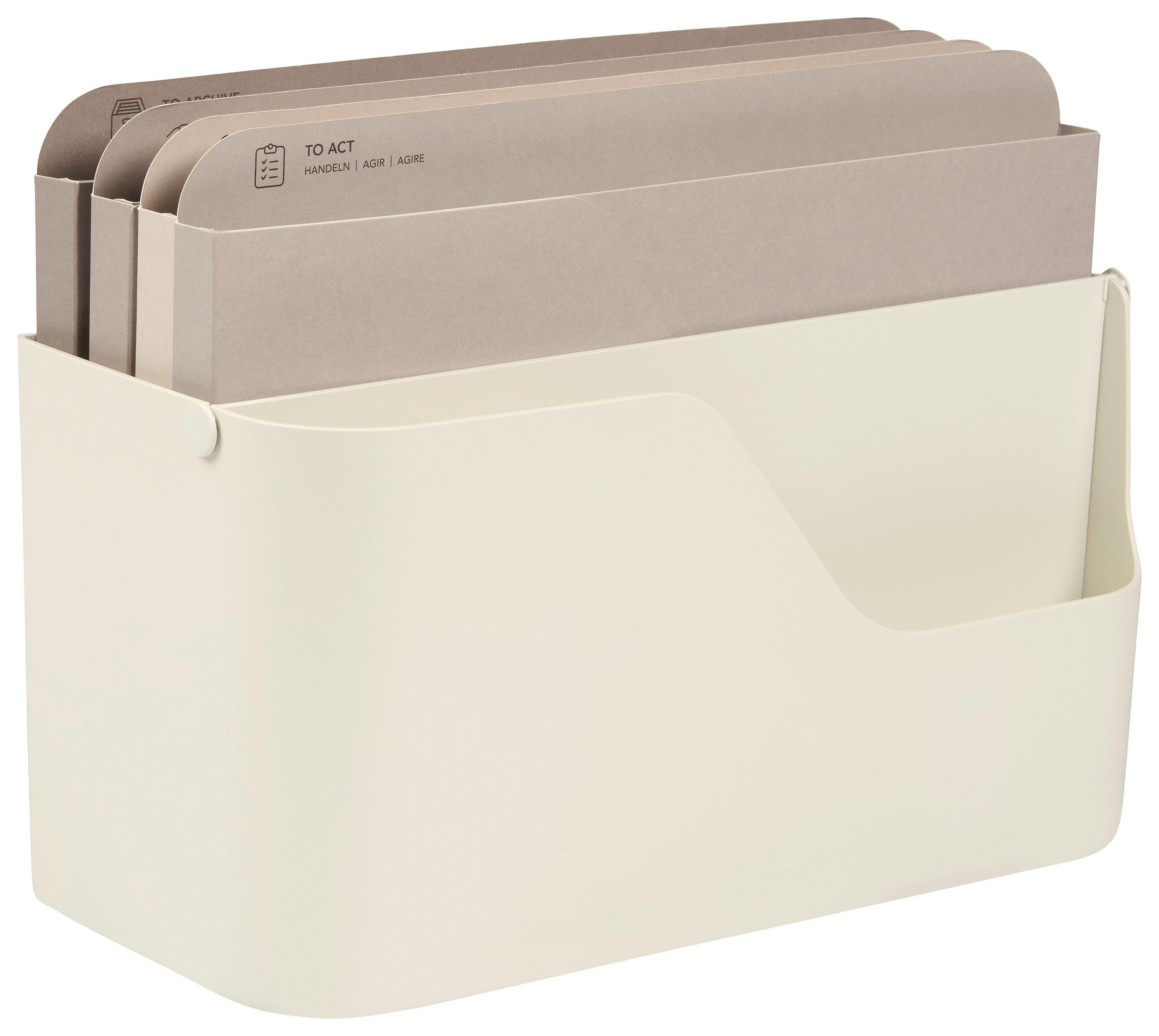 MAGAZINBOX 16,2/29,5/35,5 cm  - Weiß, KONVENTIONELL, Kunststoff (16,2/29,5/35,5cm) - Rotho