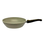 BRATPFANNE Keramikbeschichtung  - Creme/Braun, Basics, Kunststoff/Metall (28/7cm) - Homeware Profession.