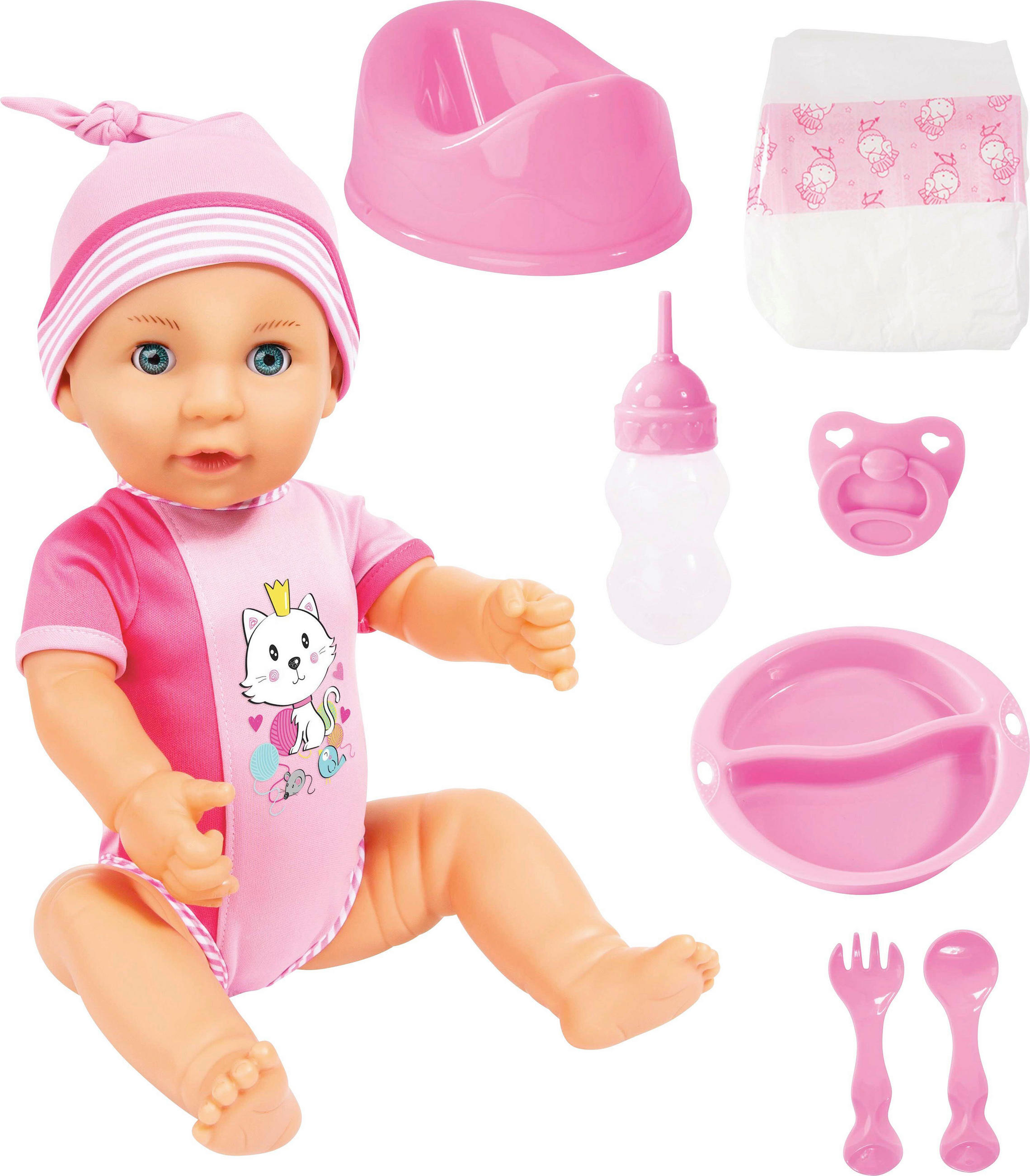 BABYPUPPE - Rosa, Basics, Kunststoff (21.2/41/34.1cm)