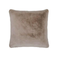 FELLKISSEN 50/50 cm  - Taupe, KONVENTIONELL, Fell/Textil (50/50cm) - Essenza