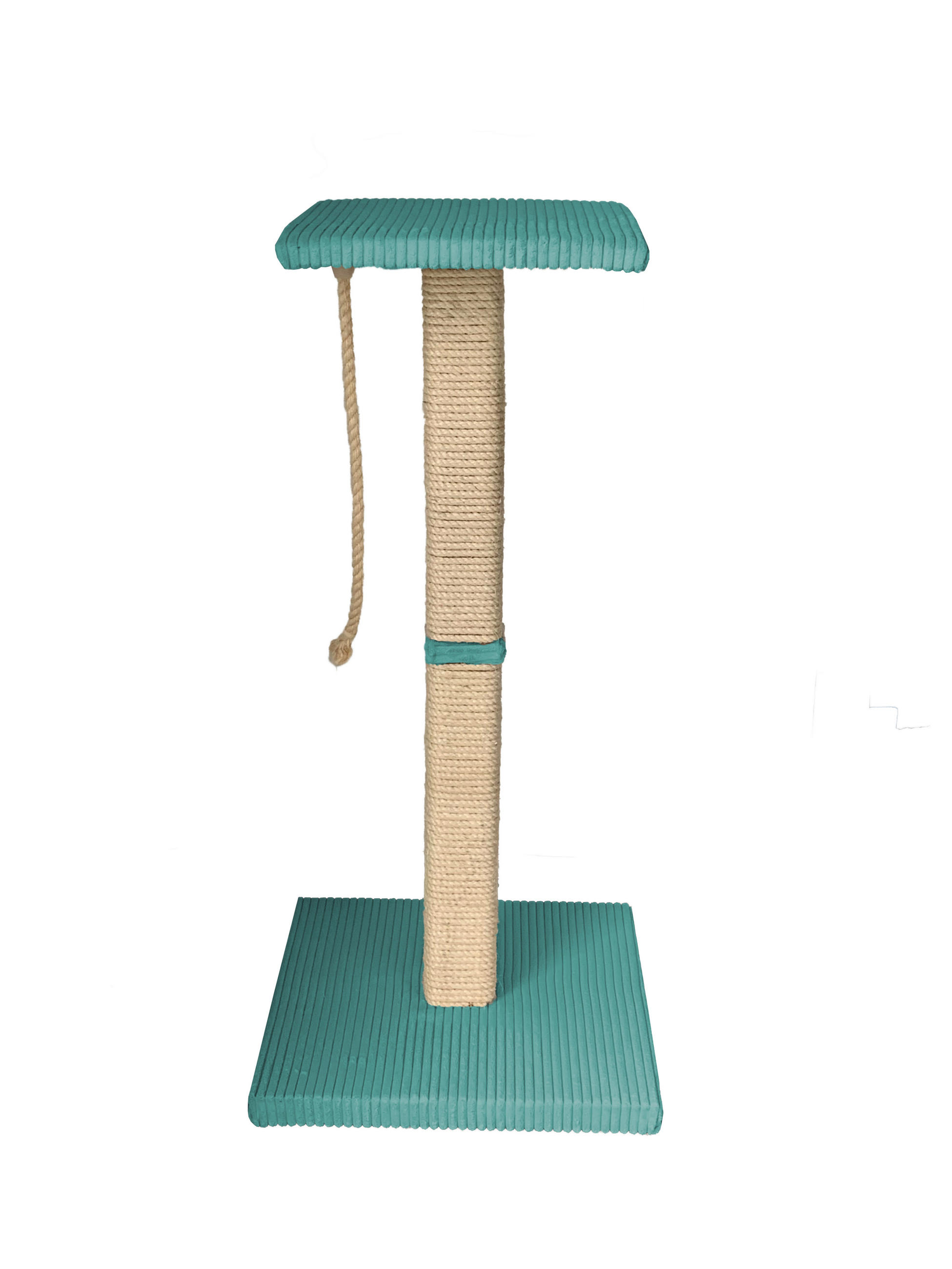 KRATZBAUM - Türkis, Basics, Holzwerkstoff/Textil (45/45/97cm)