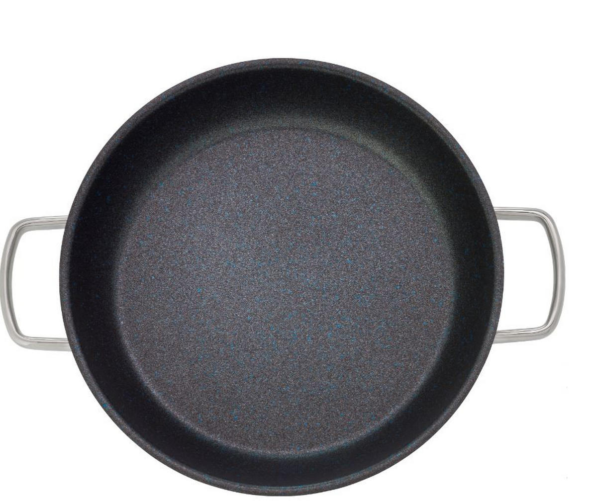 SERVIERPFANNE 28 cm  - Silberfarben/Schwarz, Design, Metall (28cm) - WMF