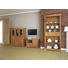 HIGHBOARD Kiefer massiv geölt Honig - Messingfarben/Honig, LIFESTYLE, Glas/Holz (128/146/37,5cm) - Landscape