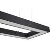 LED-HÄNGELEUCHTE 100/40/120 cm  - Schwarz, Trend, Kunststoff/Metall (100/40/120cm) - Novel