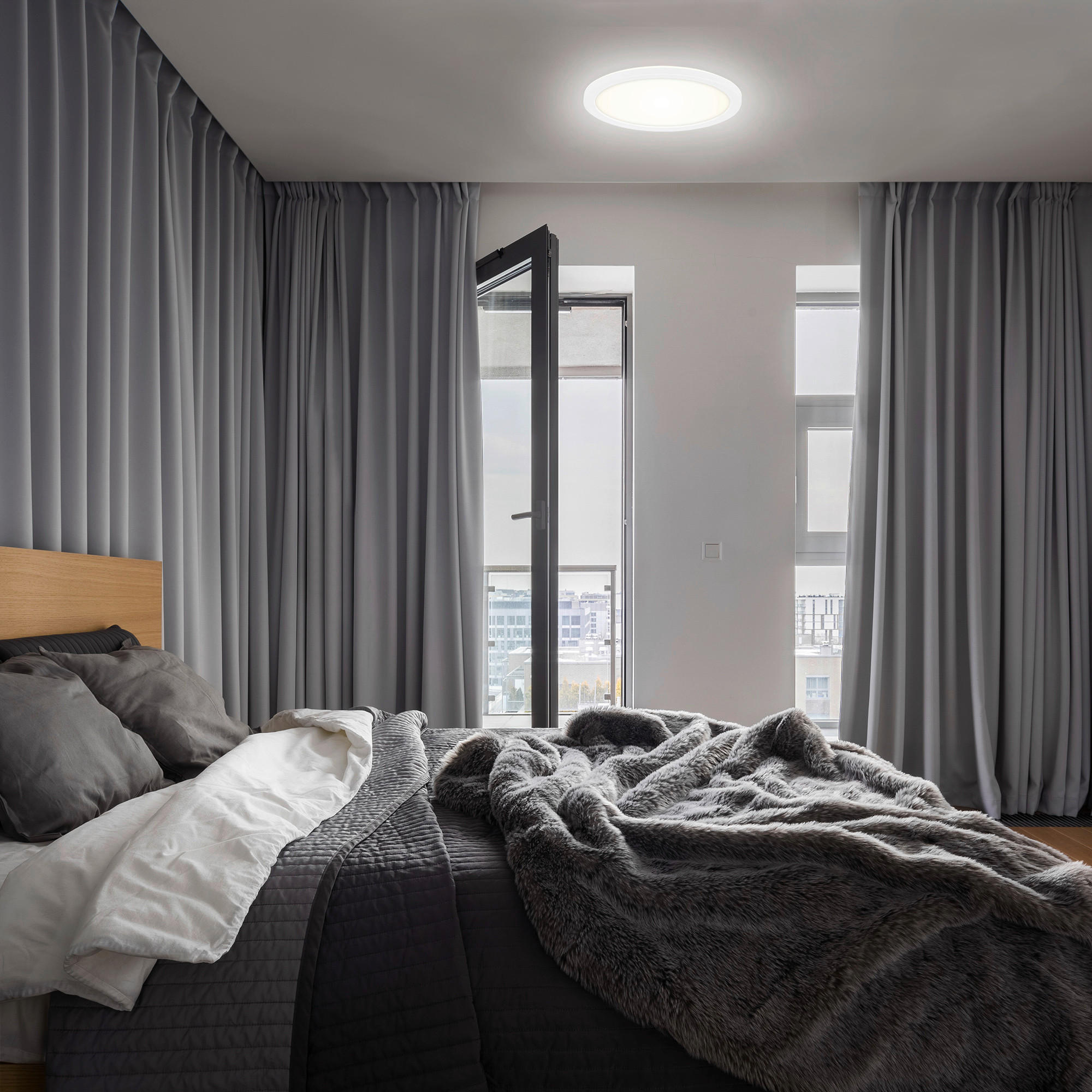 LED-PANEEL Slim 19/2,8 cm   - Weiß, Basics, Kunststoff (19/2,8cm)