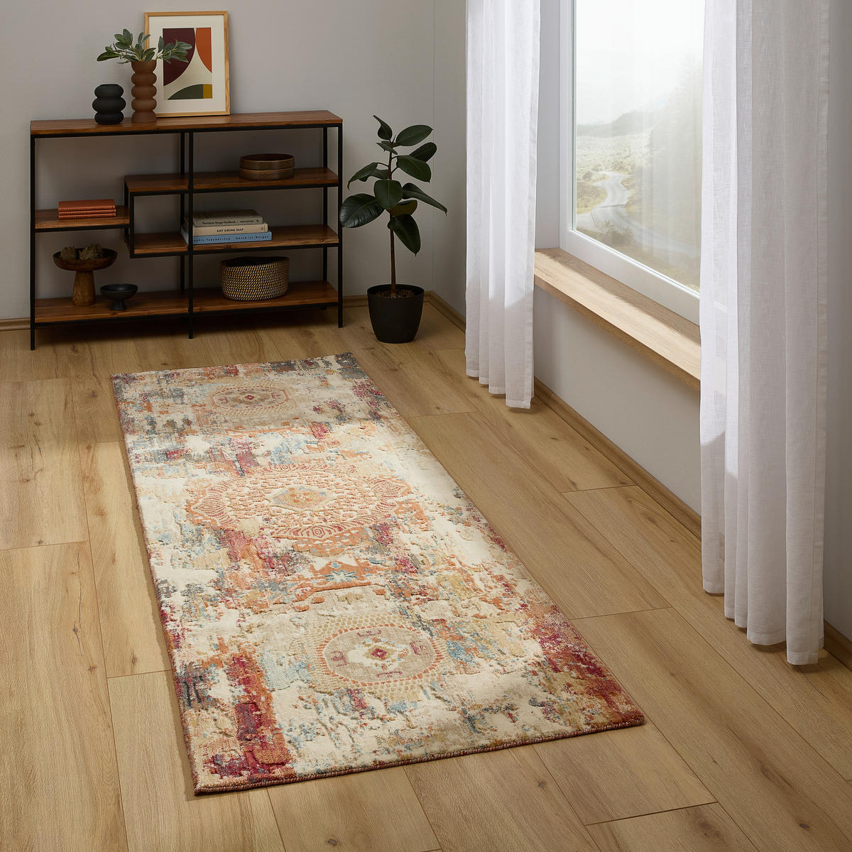 LÄUFER 85/250 cm  - Multicolor, Basics, Kunststoff/Textil (85/250cm) - Cazaris