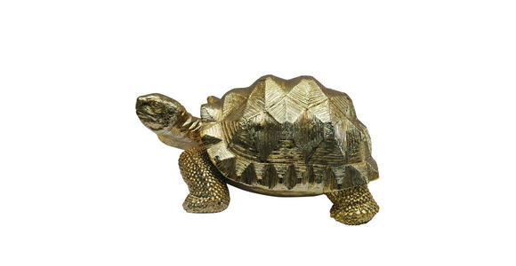 DEKOSCHILDKRÖTE - Goldfarben, LIFESTYLE, Kunststoff (38/25,5/18,5cm) - Ambia Home