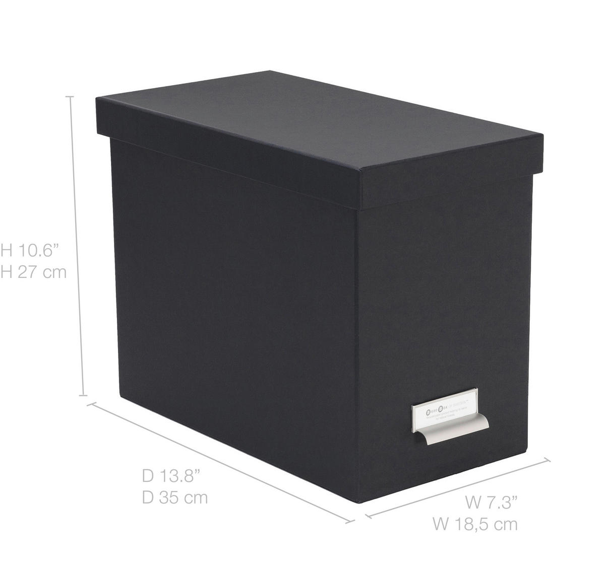 TISCHORGANIZER  - Dunkelgrau/Grau, Basics, Karton/Papier (18.5/27/35cm)