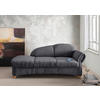 OTTOMANE TORELLO - Wildeiche/Anthrazit, Konventionell, Holz/Textil (190/84/86cm) - Livetastic