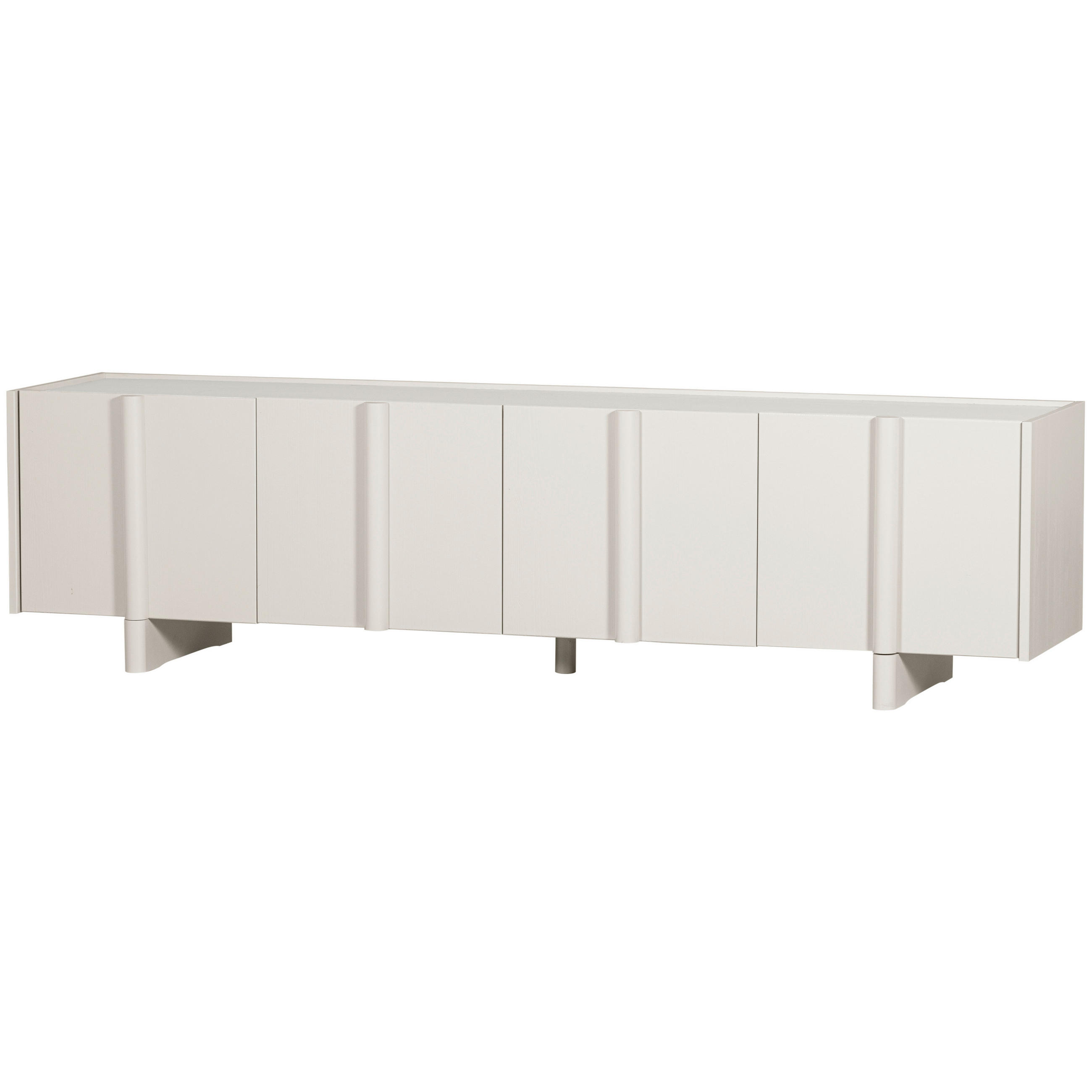 LOWBOARD 200/53/46 cm  - Hellgrau, Design, Holz (200/53/46cm) - Livetastic