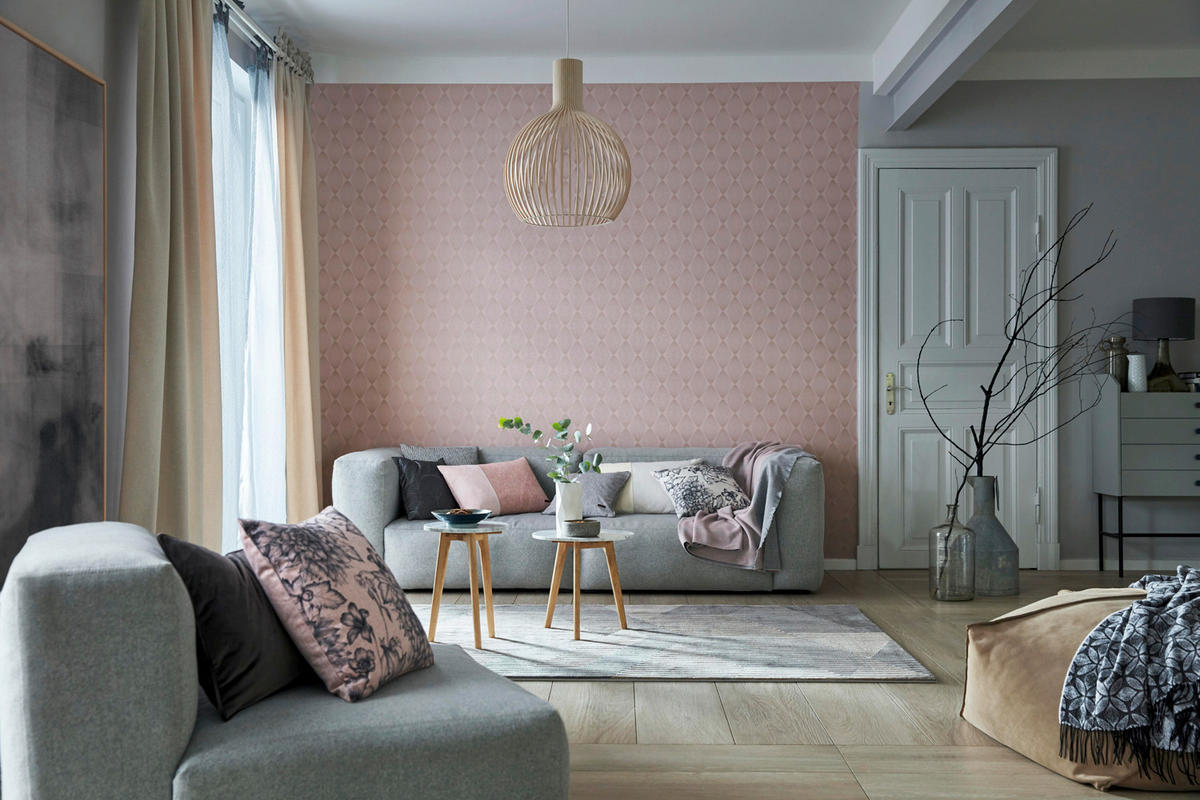 WEBTEPPICH 120/170 cm Tamo Grau  - Grau, Design, Textil (120/170cm) - Esprit