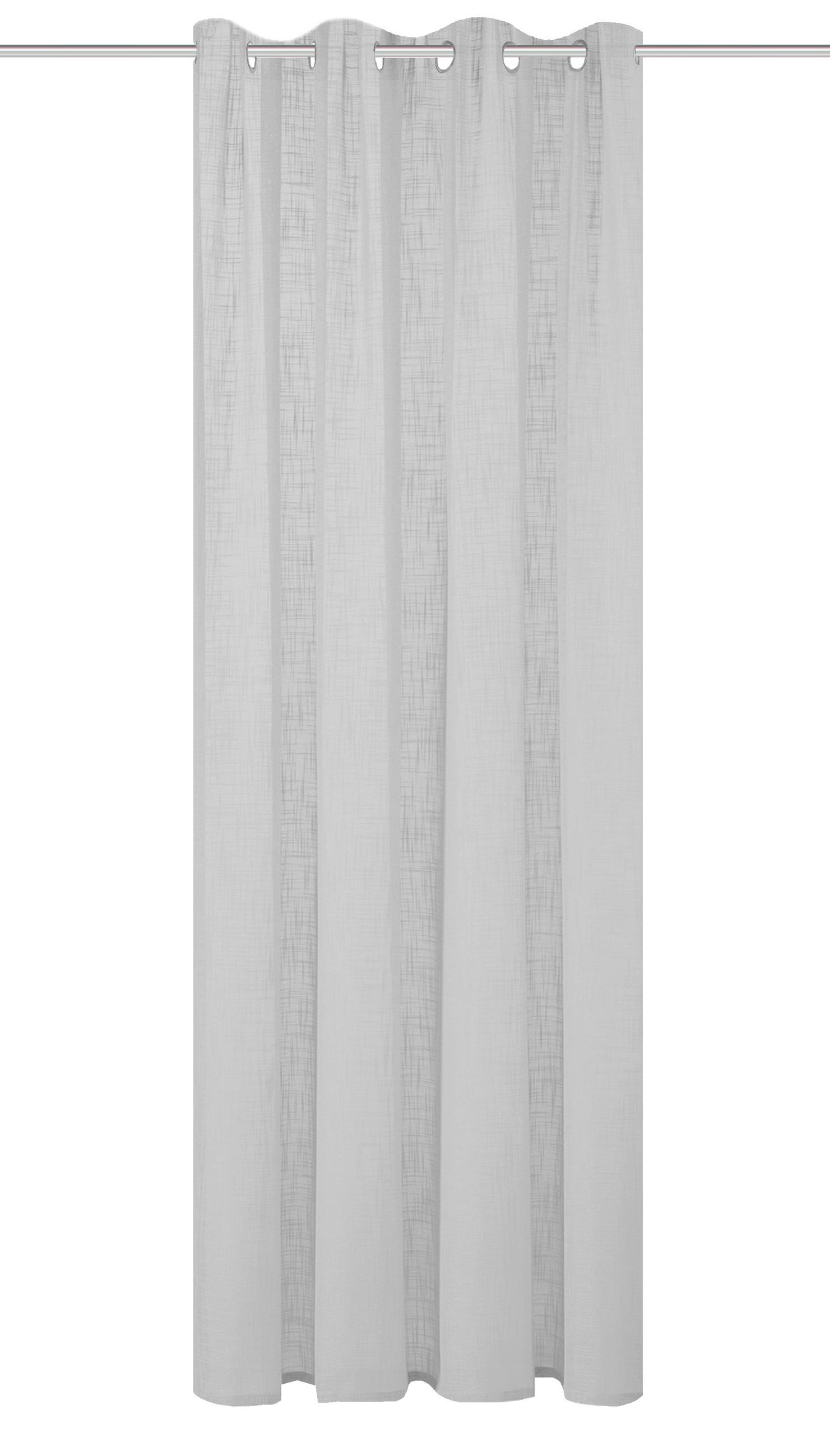 HOMEBasics Ösenschal Softy Grau 140x245 cm