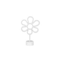 LED-TISCHLEUCHTE Rose 21/31/8,5 cm  - Weiß, LIFESTYLE, Kunststoff (21/31/8,5cm)