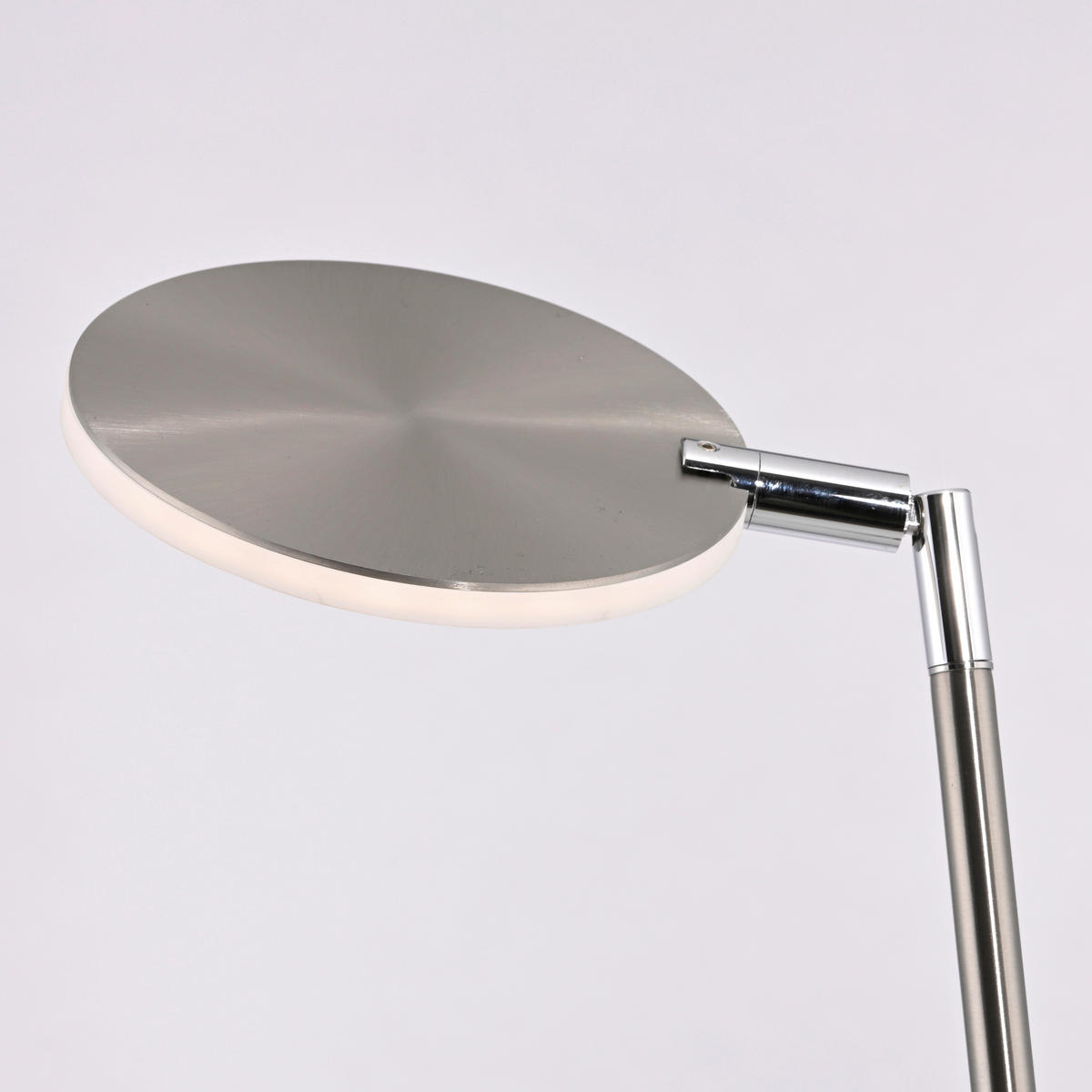 AKKU-STEHLEUCHTE Bente 42/42/160 cm  - Edelstahlfarben, Design, Kunststoff/Metall (42/42/160cm)