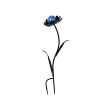 DECORAȚIUNE PENTRU GRĂDINĂ - albastru/negru, Basics, sticlă/metal (23/56/17cm) - Ambia Home