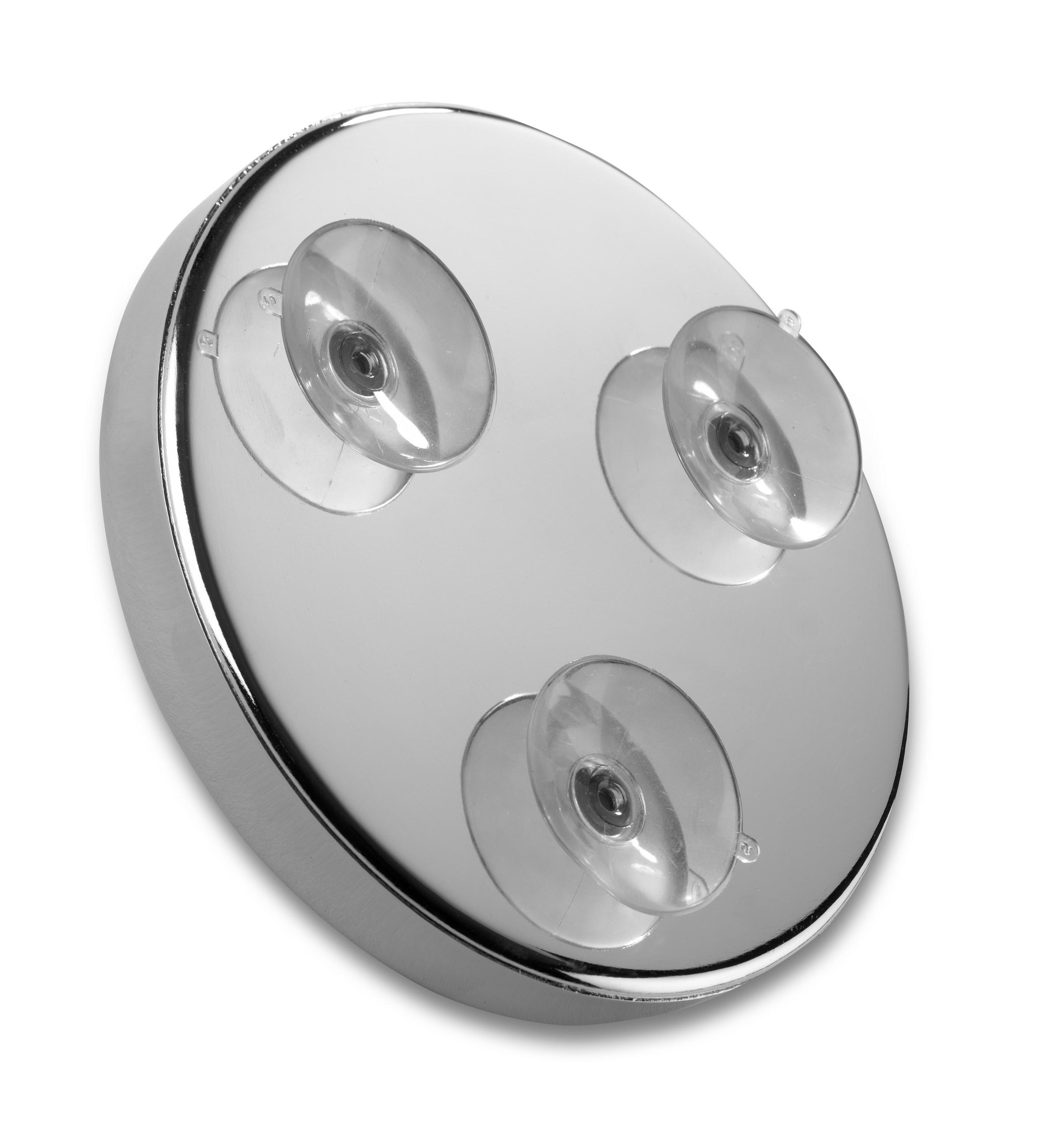 SCHMINKSPIEGEL Chromfarben  - Chromfarben, Basics, Glas/Metall (15/15/2,5cm) - Sadena