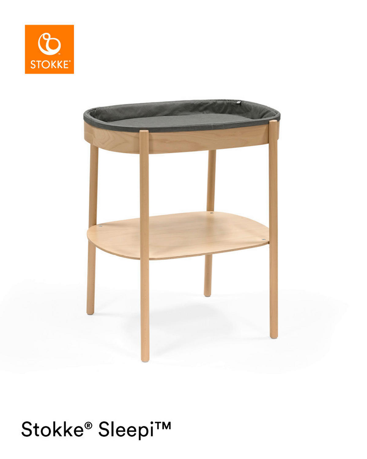 WICKELTISCH  - Basics, Holz/Holzwerkstoff (80/92/54cm) - Stokke