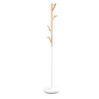 VJEŠALICA SAMOSTOJEĆA prirodne boje, bijela  drvo, metal   - bijela/prirodne boje, Design, drvo/metal (178/33cm) - Boxxx
