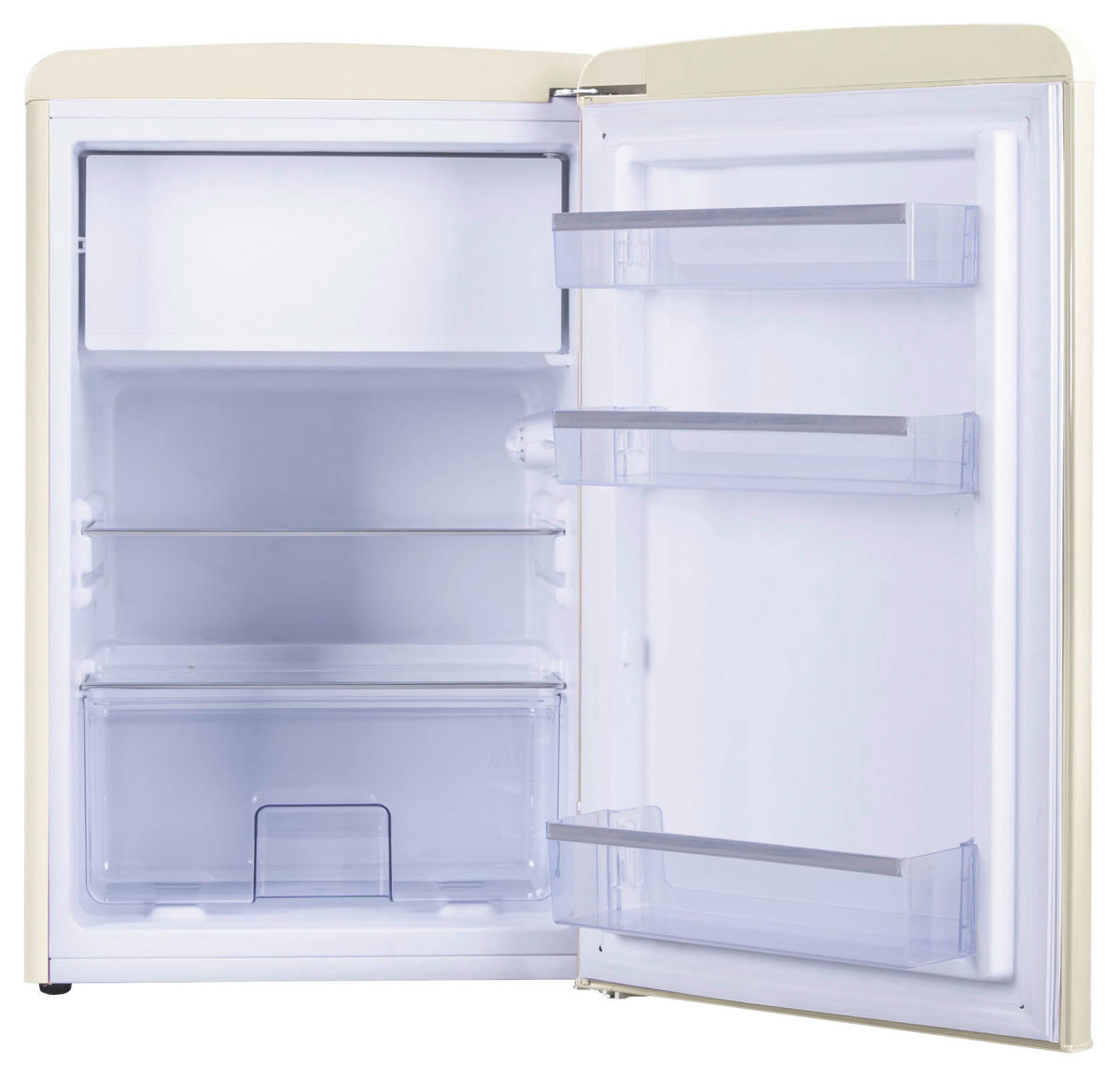 KÜHLSCHRANK 55/86/61,5 cm KS 15615 B  - Beige, Basics, Glas/Metall (55/86/61,5cm) - Amica