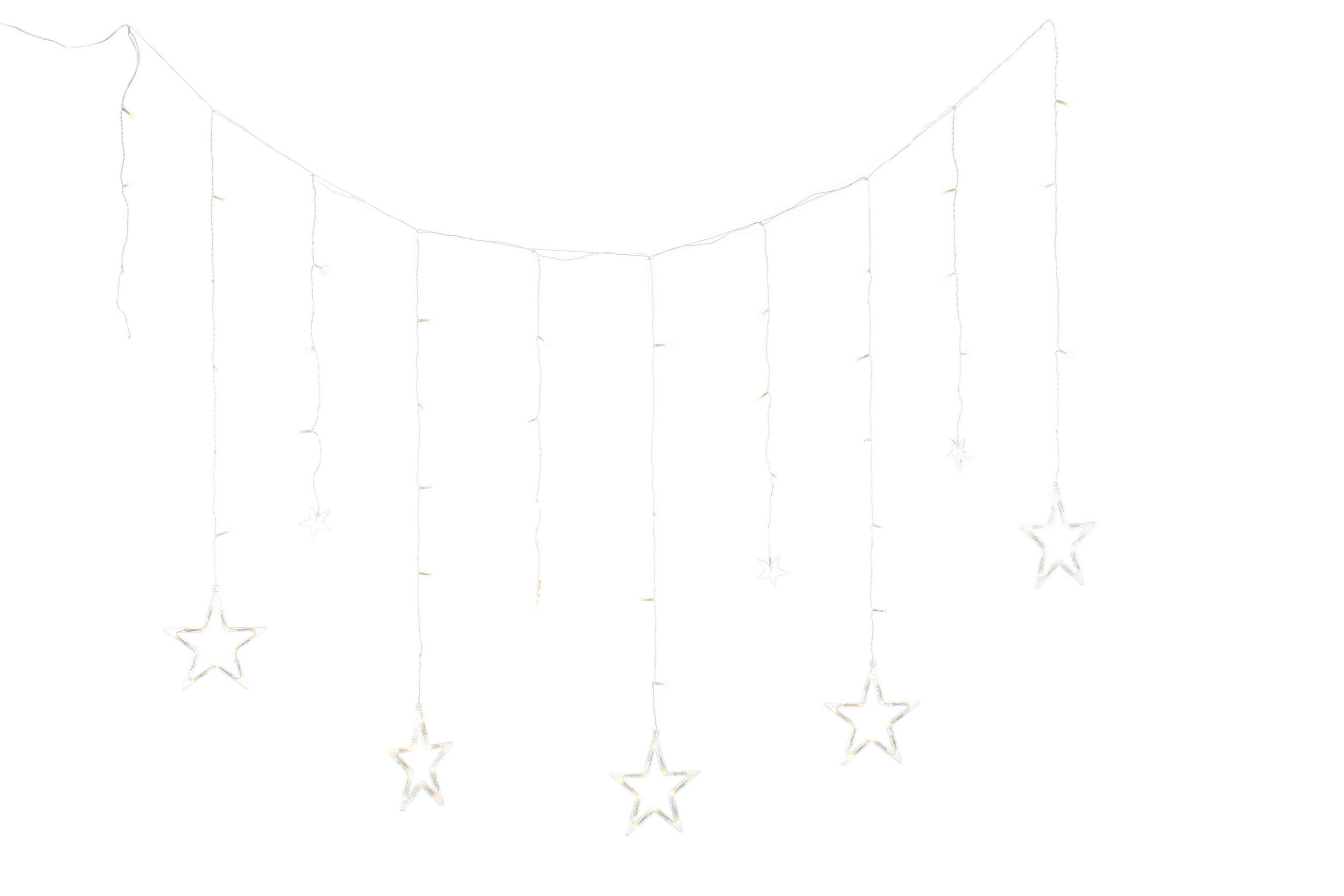 LICHTERKETTE  - Transparent, LIFESTYLE, Kunststoff (180/100cm) - X-Mas