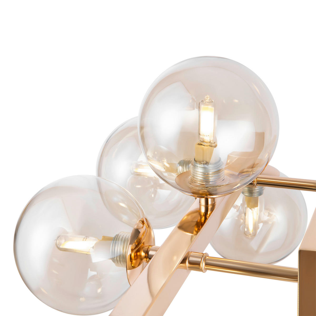 WANDLEUCHTE - Goldfarben, Trend, Glas/Metall (23/24/38cm) - MAYTONI