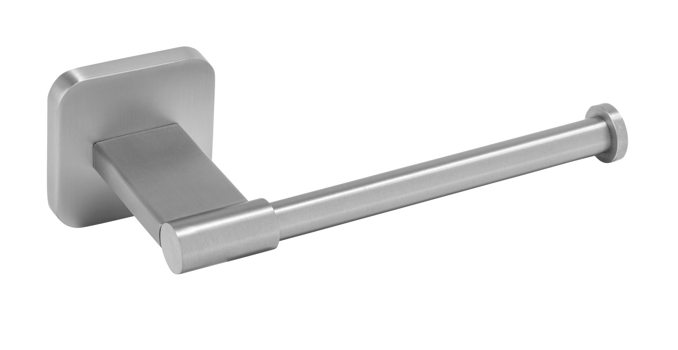 TOILETTENPAPIERHALTER - Edelstahlfarben, KONVENTIONELL, Metall (5,5/7,5/16,5cm) - Wenko