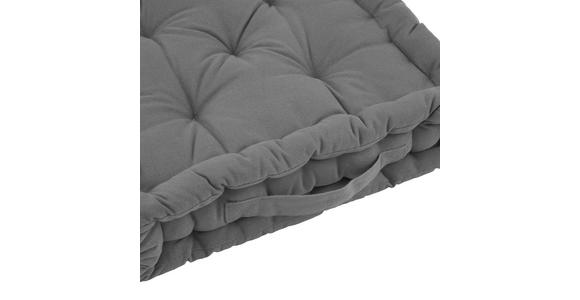 BOXKISSEN - Anthrazit, KONVENTIONELL, Textil (40/40/7cm) - Novel