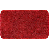 BADTEPPICH Melange Rot 50/80 cm  - Rot, Basics, Kunststoff/Textil (50/80cm) - Grund