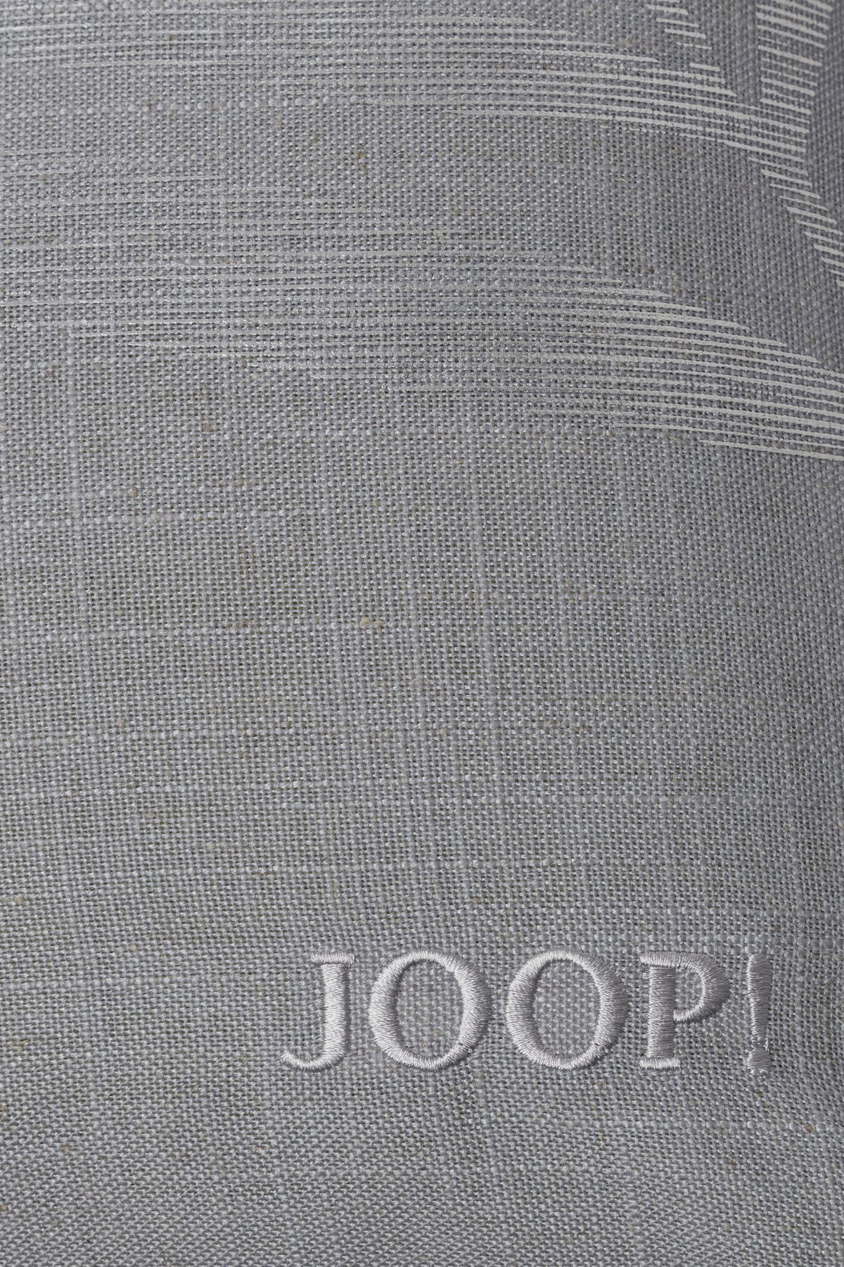KISSENHÜLLE J!Fine-Leaf 50/50 cm  - Anthrazit/Silberfarben, Basics, Textil (50/50cm) - Joop!