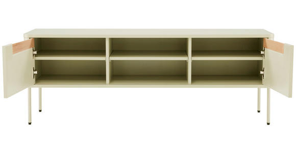 LOWBOARD 140/51/40 cm - Eichefarben/Grauweiß, Design, Holz/Holzwerkstoff (140/51/40cm) - Carryhome