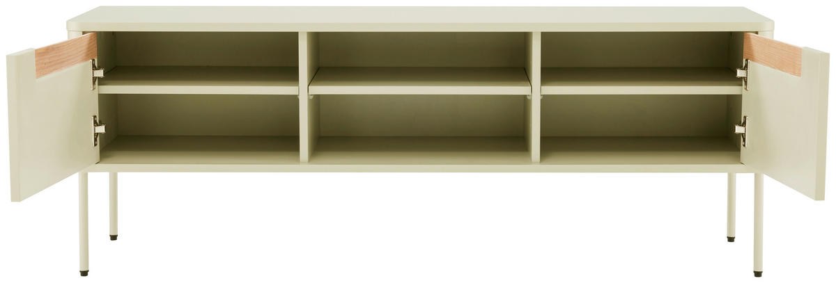 LOWBOARD 140/51/40 cm  - Eichefarben/Grauweiß, Design, Holz/Holzwerkstoff (140/51/40cm) - Carryhome