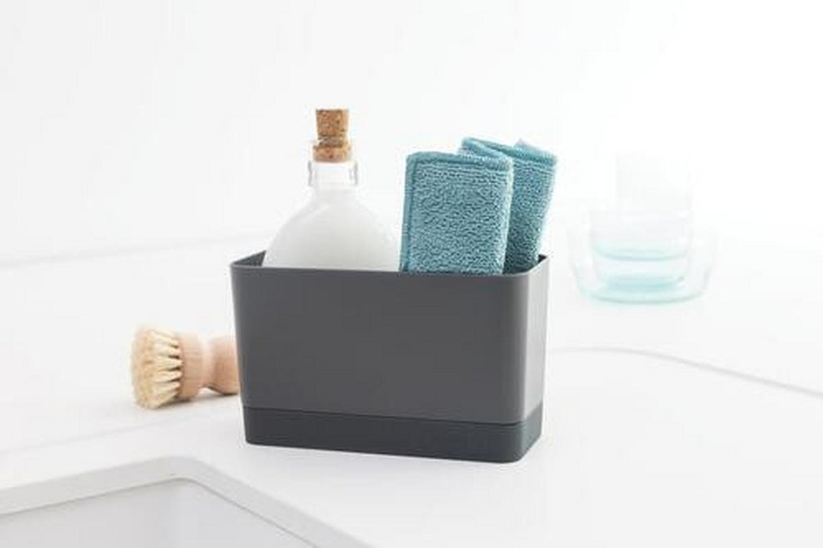 ORGANIZÉR NA MYCÍ PROSTŘEDKY tmavě šedá - tmavě šedá, Design, plast (8,5/19/11,5cm) - Brabantia