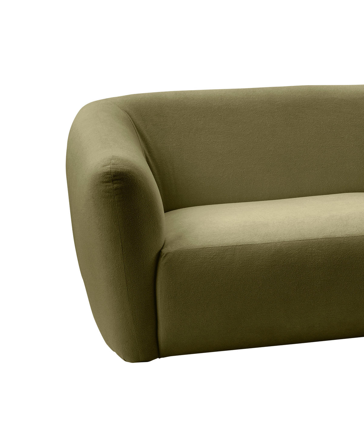 ECKSOFA in Mikrofaser Grün  - Schwarz/Grün, Modern, Kunststoff/Textil (276/182cm) - Livetastic