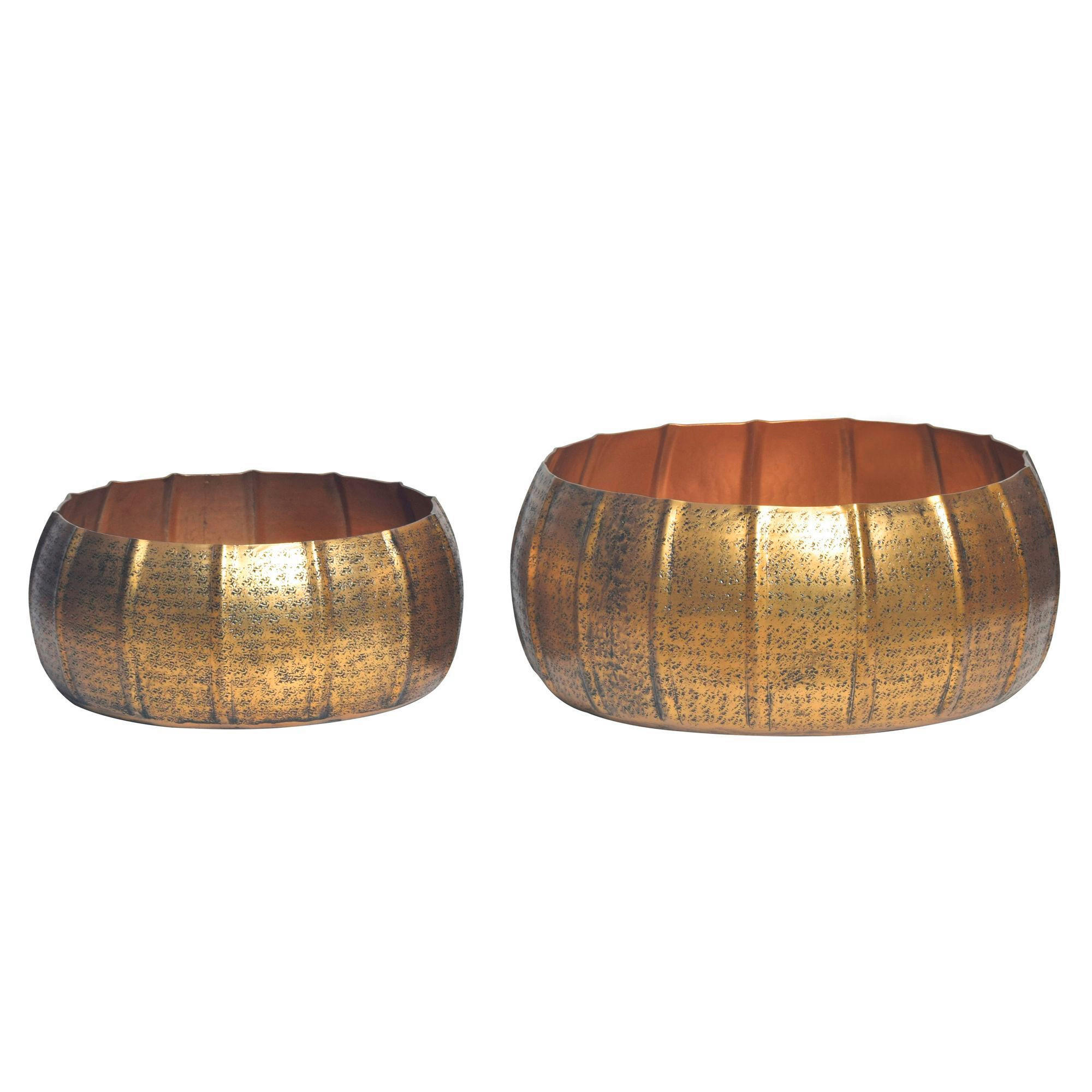 DEKORVAS  - guldfärgad, Design, metall (39/17/39cm) - Livetastic