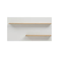 WANDPANEEL 150/80/20 cm Weiß, Eichefarben Holzwerkstoff  - Eichefarben/Weiß, Design, Holzwerkstoff (150/80/20cm) - Modante