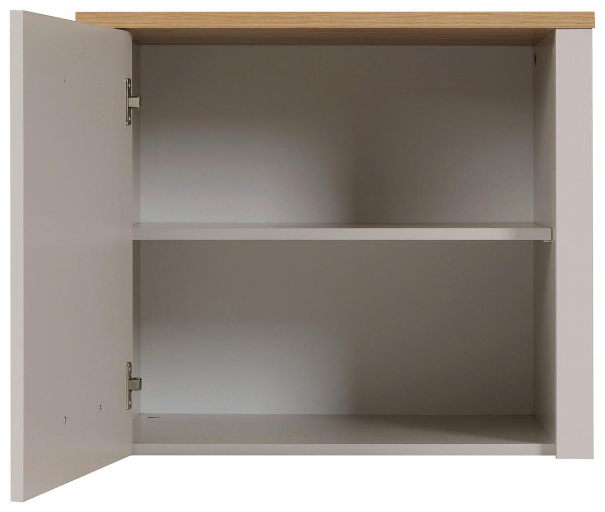 AUFSATZSCHRANK 70/60/60 cm  in  - Kaschmir/Silberfarben, ROMANTIK / LANDHAUS, Holzwerkstoff/Metall (70/60/60cm) - home24