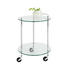 SERVIERWAGEN in Chromfarben - Chromfarben, Design, Glas/Kunststoff (45/63cm) SERVIERWAGEN in Chromfarben - Chromfarben, Design, Glas/Kunststoff (45/63cm)
