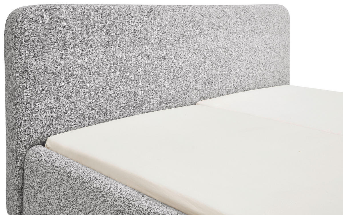 POLSTERBETT 180/200 cm, {[inkl. ],item.attr('349-543'),[, ]} - Birkefarben/Buchefarben, Design, Holz/Textil (180/200cm) - Xora