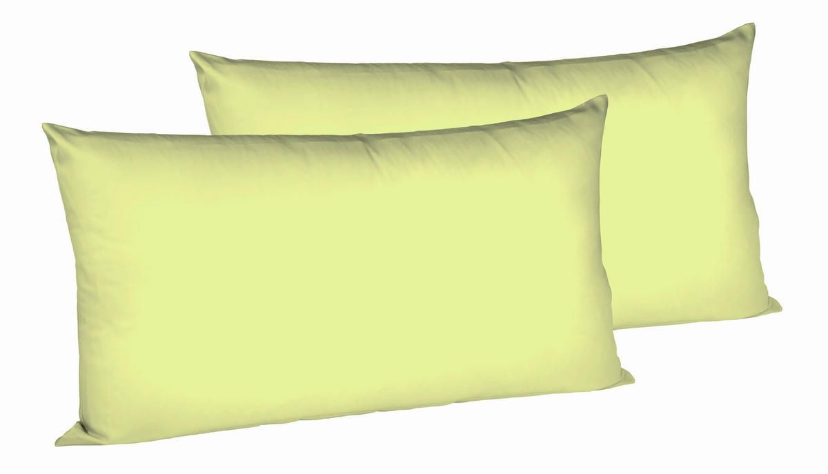 KOPFKISSENBEZUG 40/80 cm  - Grün, Basics, Textil (40/80cm) - Fleuresse