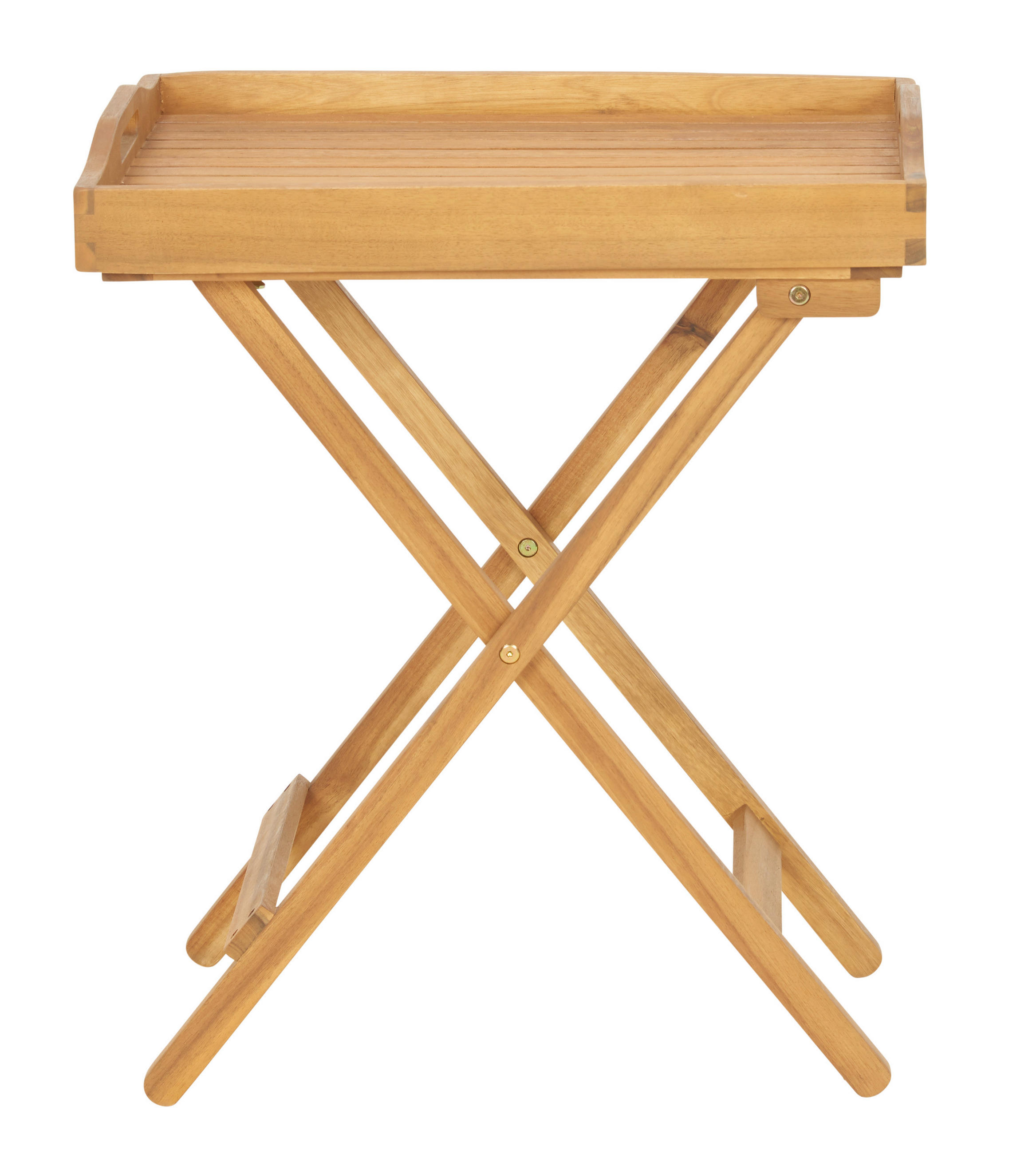 GARTENBEISTELLTISCH 58/44/70 cm Holz rechteckig  - Akaziefarben, ROMANTIK / LANDHAUS, Holz (58/44/70cm) - Ambia Garden
