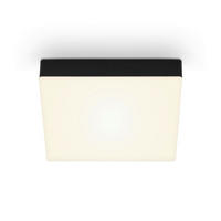 STROPNÍ LED SVÍTIDLO, 21,2/21,2/3,6 cm - černá, Basics, plast (21,2/21,2/3,6cm)