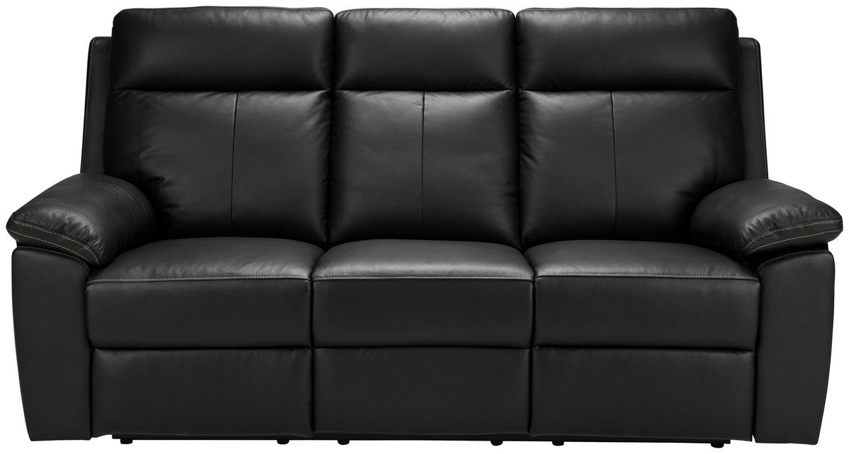 SOFFGRUPP i läderimitation kombination läder/läderimitation svart  - svart/cremefärgad, Klassisk, läder/textil - Xora