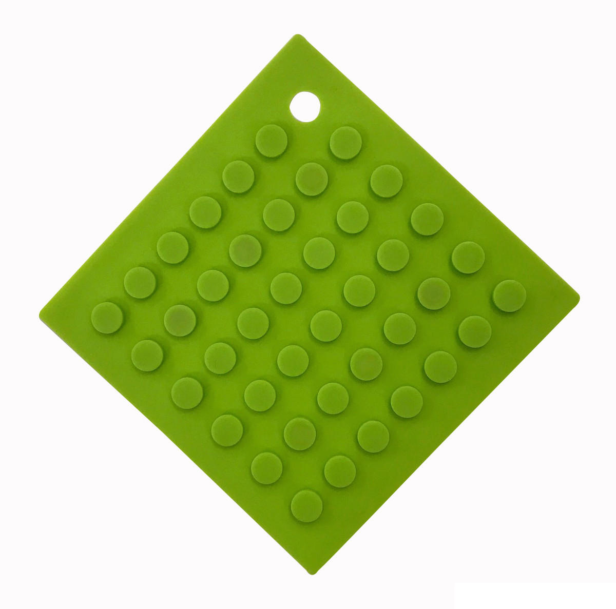 SUPORT TERMIC PENTRU OALE   - verde, Basics, plastic (17/17/0,5cm)
