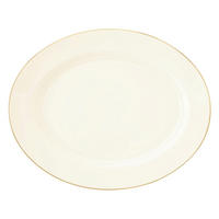 PLADENJ ZA SERVIRANJE  Saphir Diamant Oro     35/28 cm        - krem barve, Basics, keramika (35/28cm) - Seltmann Weiden