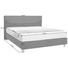 BOXSPRINGBETT in Altrosa, Rosa, Weiß - Alufarben/Altrosa, KONVENTIONELL, Kunststoff/Textil (140/200/cm) - Bentley BOXSPRINGBETT in Altrosa, Rosa, Weiß - Alufarben/Altrosa, KONVENTIONELL, Kunststoff/Textil (140/200/cm) - Bentley